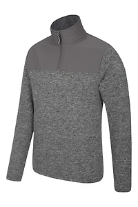 Idris Panel Mens Half-ZipFleece