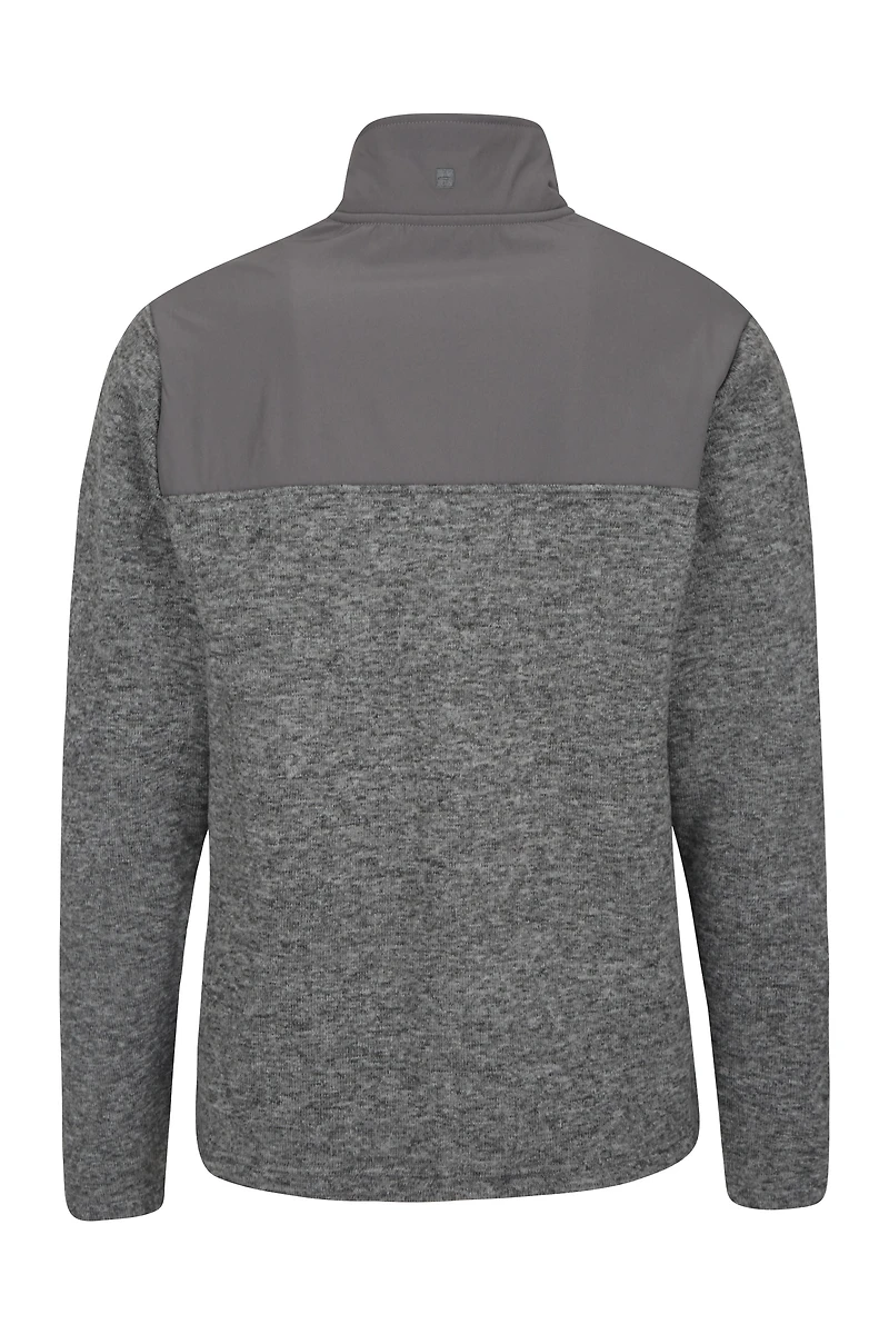 Idris Panel Mens Half-ZipFleece