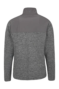Idris Panel Mens Half-ZipFleece