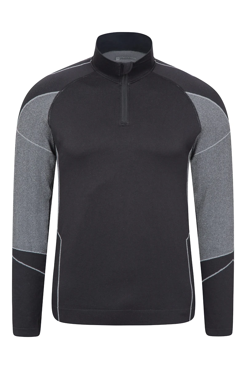 Quiver Mens Seamless Base Layer Top