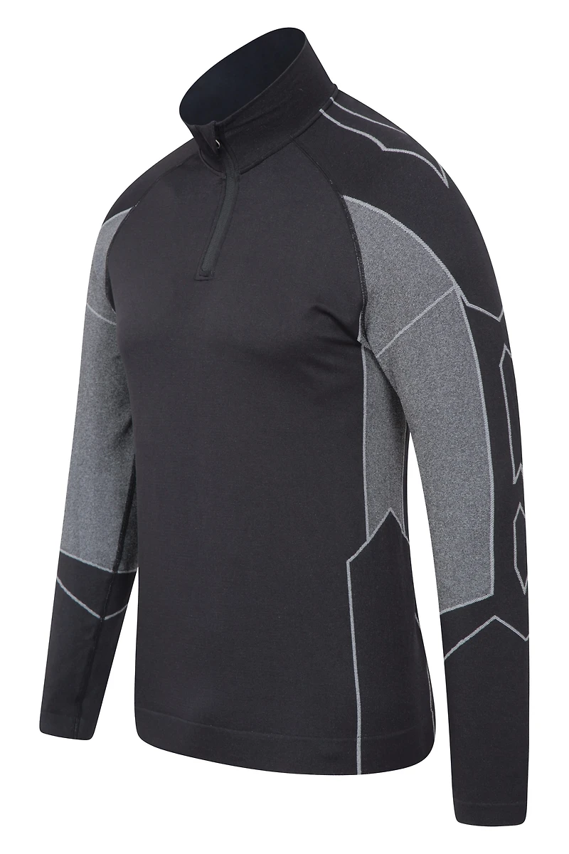 Quiver Mens Seamless Base Layer Top