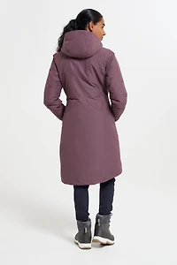 Polar Hybrid Womens Long Down Jacket