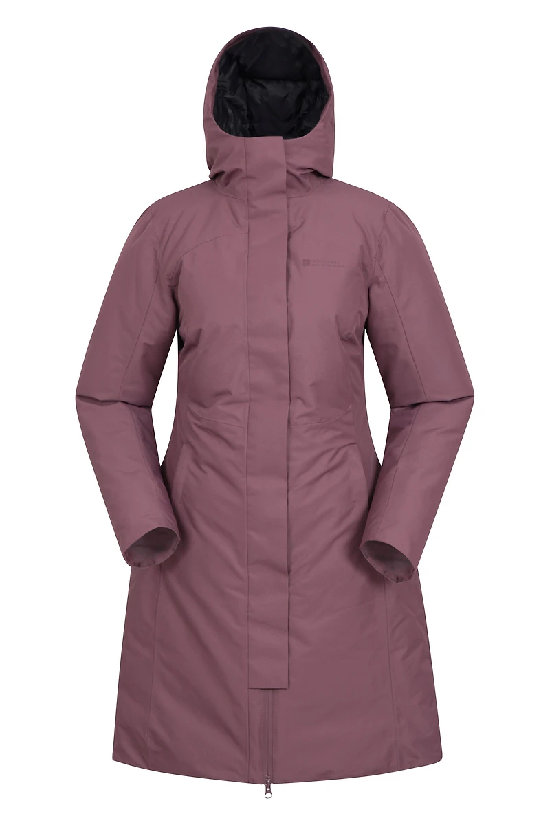 Polar Hybrid Womens Long Down Jacket