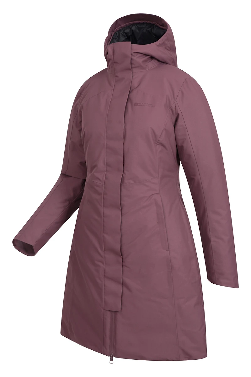 Polar Hybrid Womens Long Down Jacket