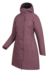 Polar Hybrid Womens Long Down Jacket
