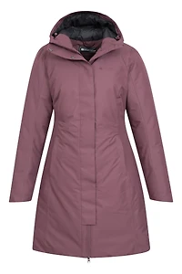 Polar Hybrid Womens Long Down Jacket