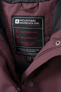Polar Hybrid Womens Long Down Jacket