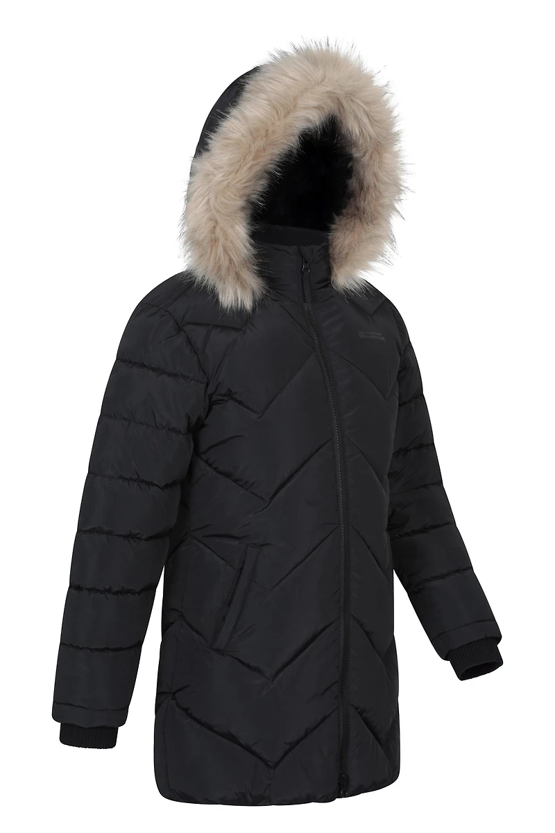 Galaxy Kids Water-resistant Long Insulated Jacket