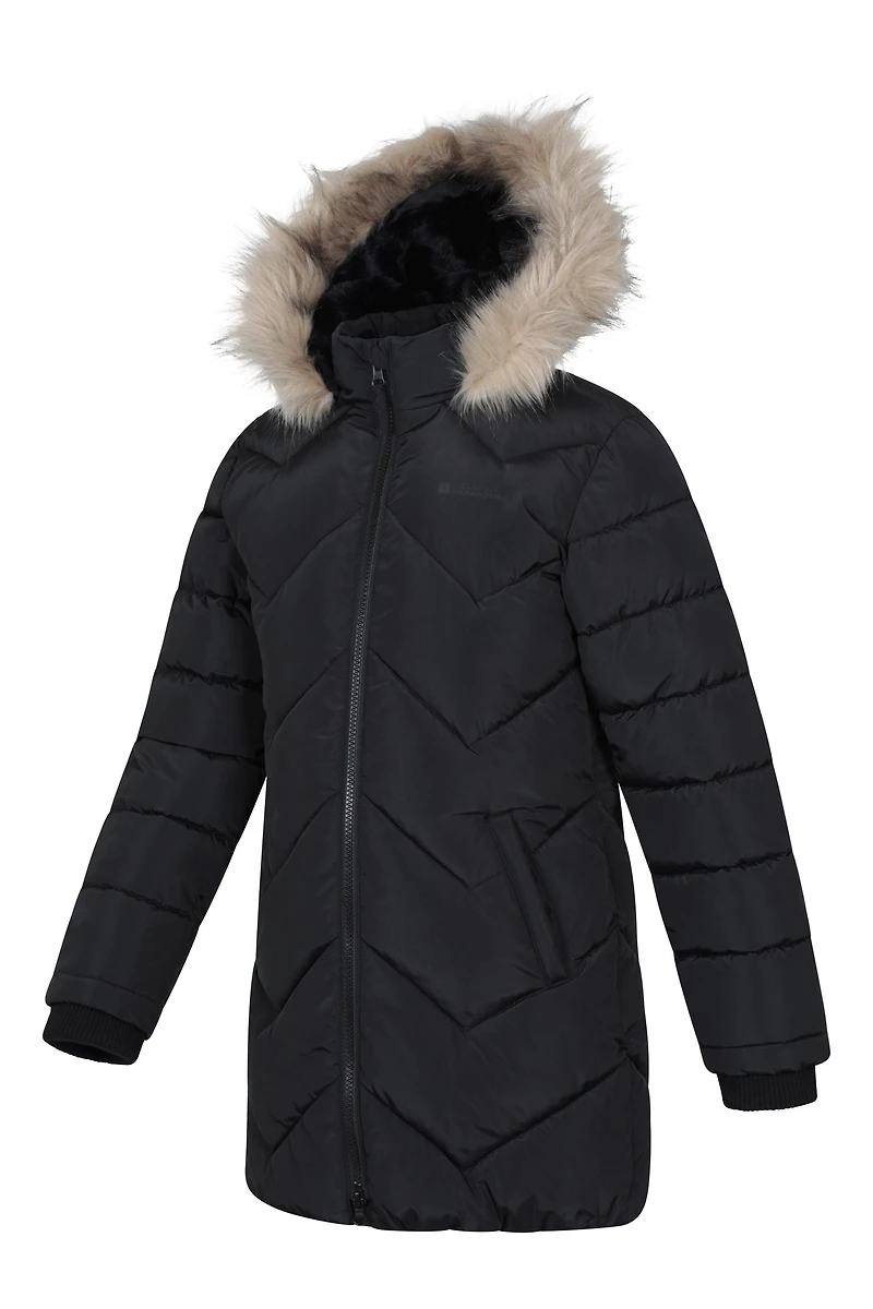 Galaxy Kids Water-resistant Long Insulated Jacket