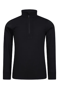 Talus Kids Zip Neck Base Layer Top