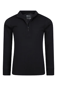 Talus Kids Zip Neck Base Layer Top