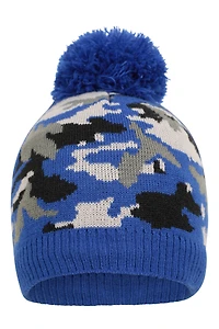 Camo Fleece Kids Beanie