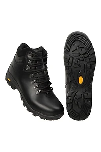 Latitude Extreme Mens Leather Waterproof Hiking Boots