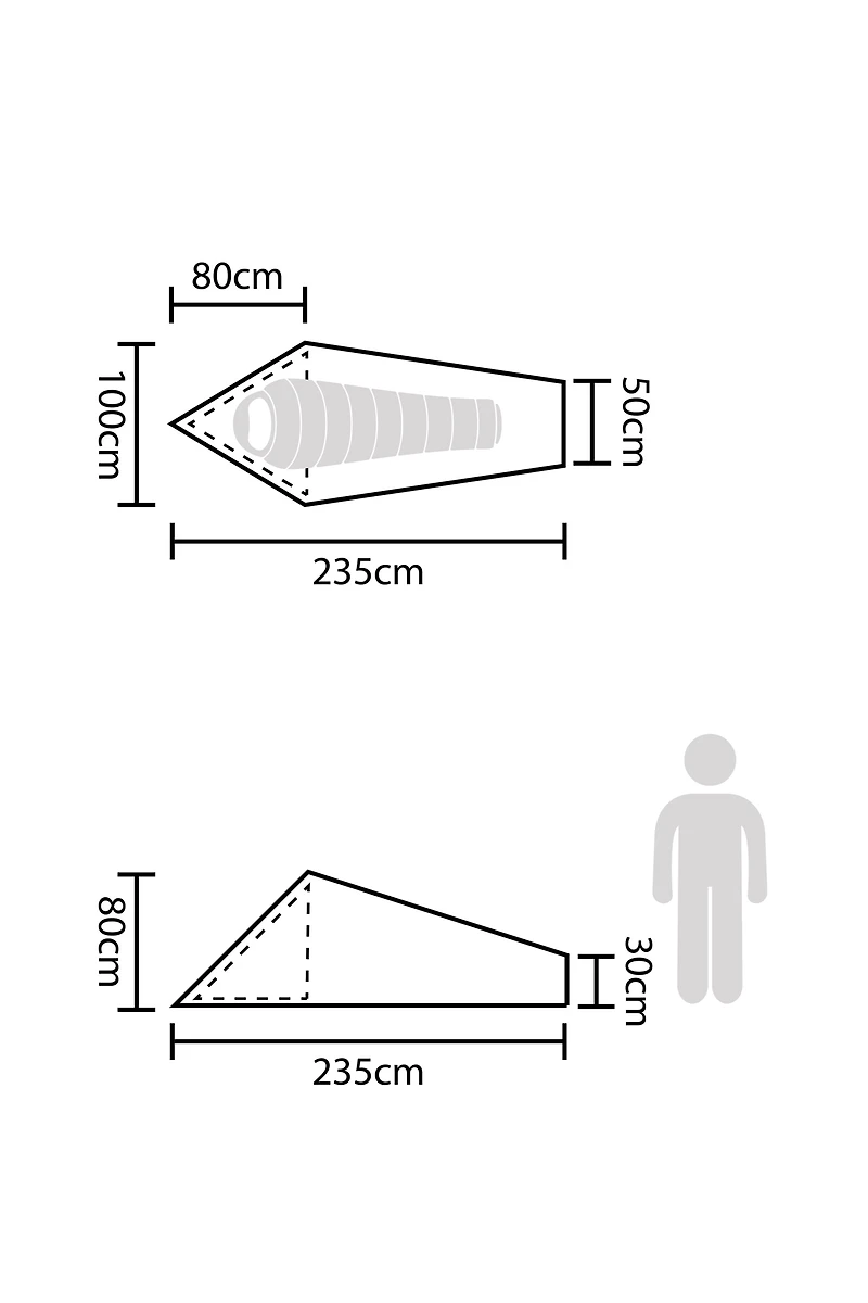 Backpacker Lightweight 1 Man Tent
