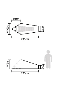 Backpacker Lightweight 1 Man Tent