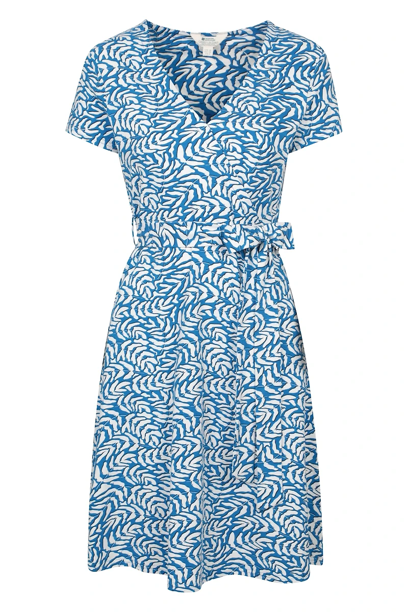 Santorini Womens UV Jersey Wrap Dress