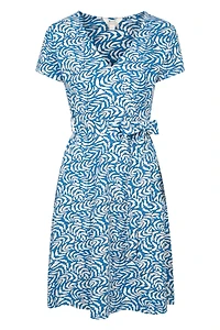 Santorini Womens UV Jersey Wrap Dress