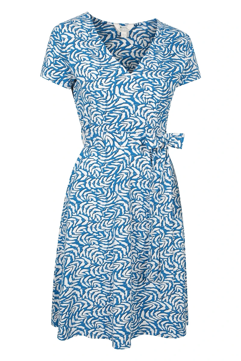 Santorini Womens UV Jersey Wrap Dress