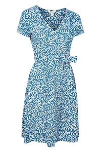 Santorini Womens UV Jersey Wrap Dress