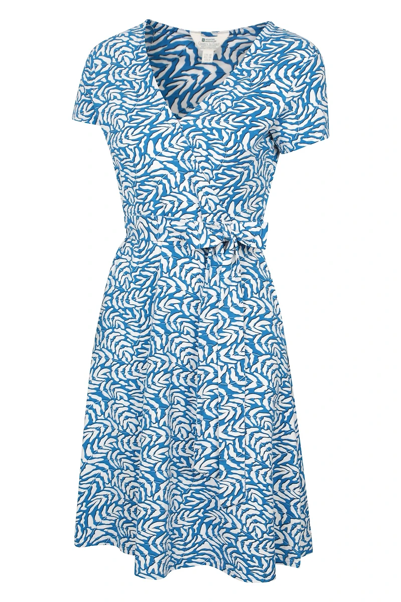 Santorini Womens UV Jersey Wrap Dress