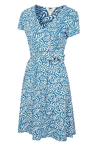 Santorini Womens UV Jersey Wrap Dress