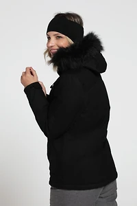 Snow Textured Womens Ski Jacket
