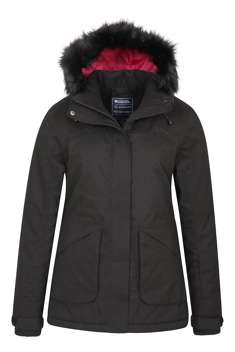 Snow Textured Womens Ski Jacket