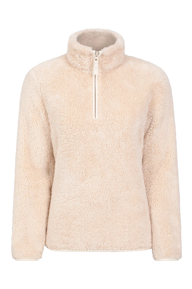 Teddy Womens Half-Zip Fleece
