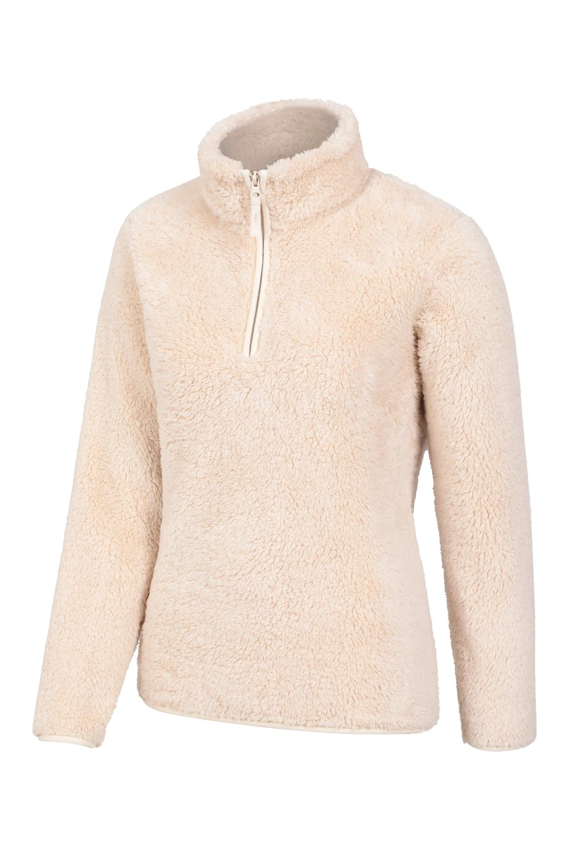 Teddy Womens Half-Zip Fleece