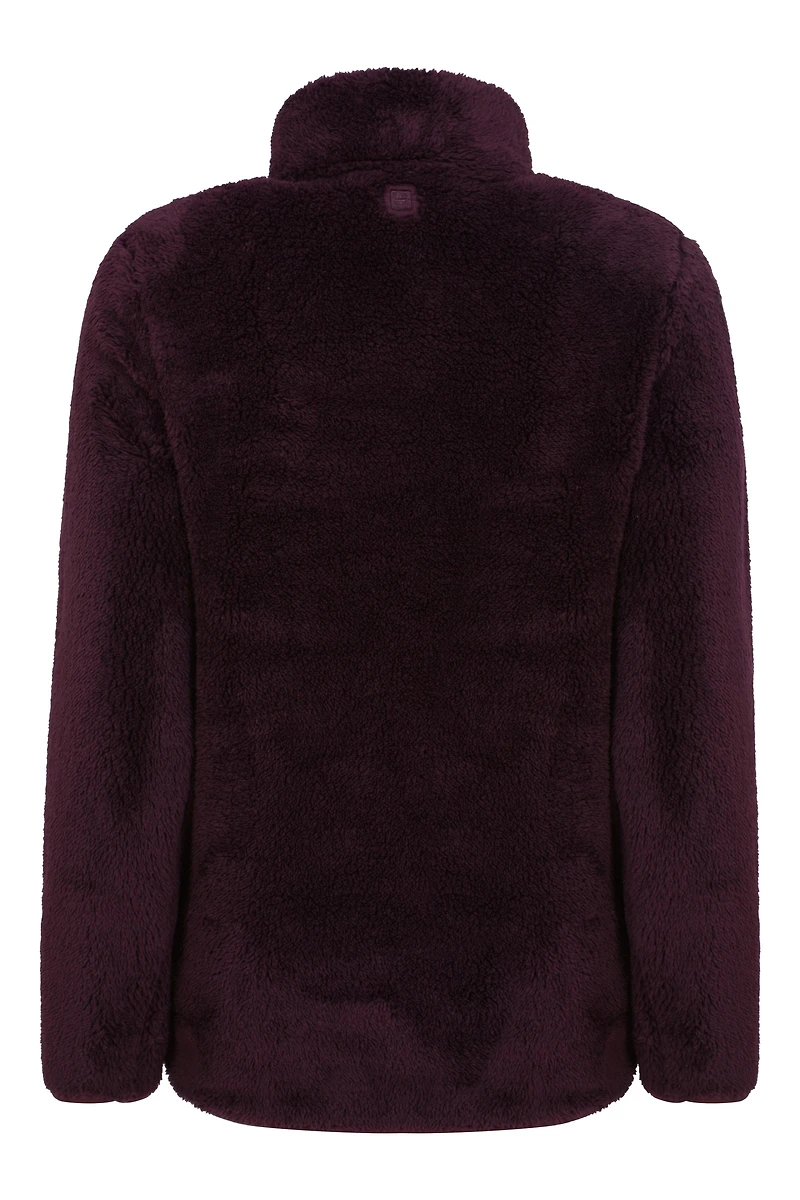 Teddy Womens Half-Zip Fleece