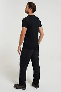 Quest Mens Printed Merino Thermal T-Shirt
