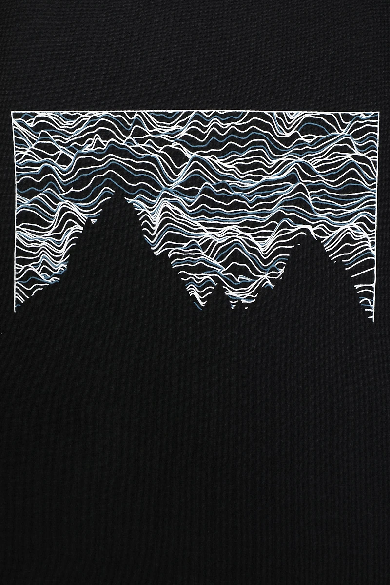 Quest Mens Printed Merino Thermal T-Shirt