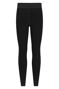 Womens Fluffy Fleece Lined Thermal Leggings Multipack