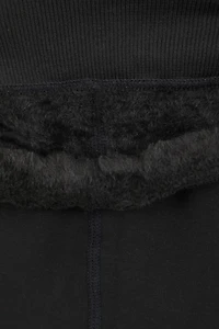 Womens Fluffy Fleece Lined Thermal Leggings Multipack