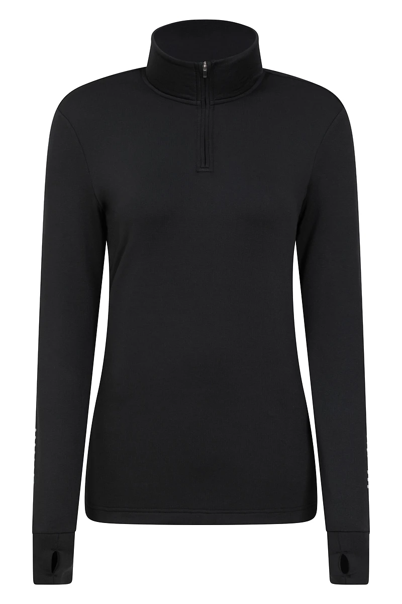 Womens Half-Zip Running Midlayer