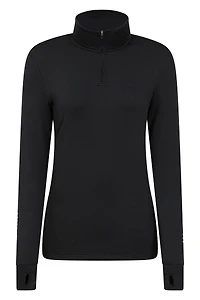 Womens Half-Zip Running Midlayer