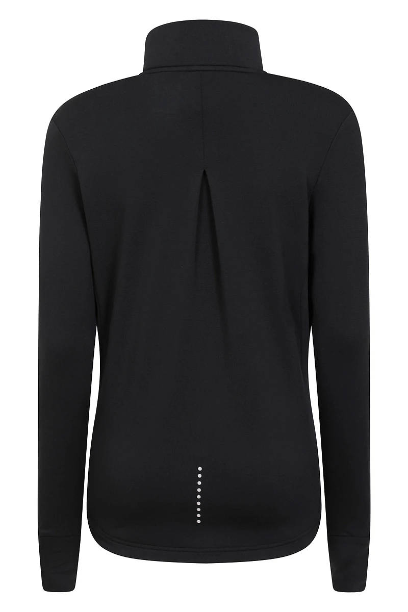 Womens Half-Zip Running Midlayer