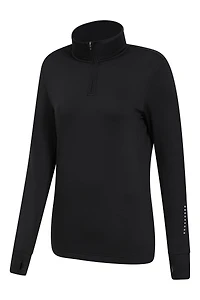 Womens Half-Zip Running Midlayer