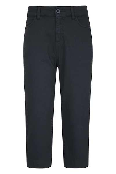 Lyla Womens Cotton Capri
