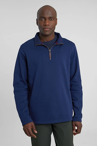 Zeta Mens Zip Neck Top