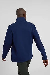 Zeta Mens Zip Neck Top