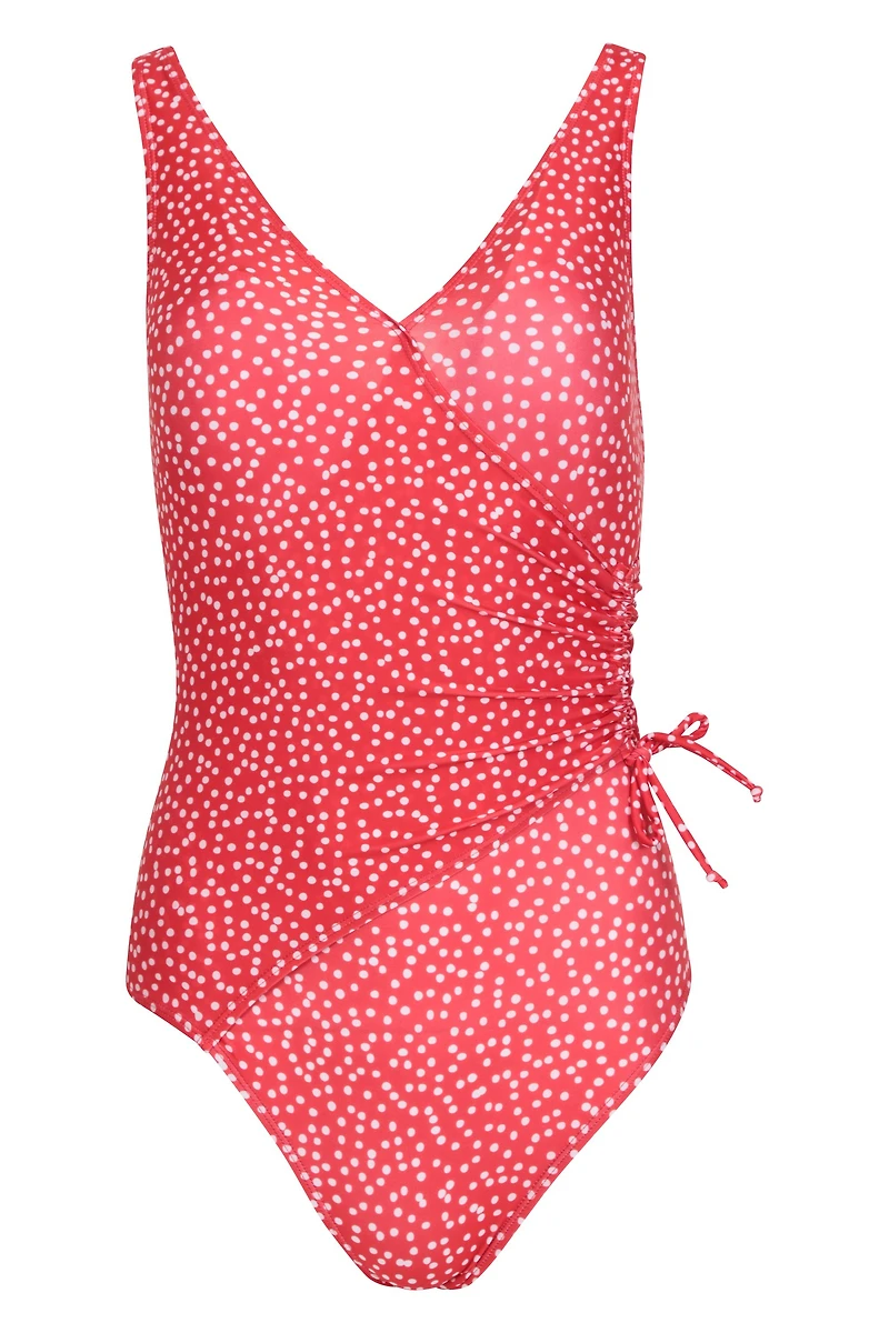 Sardinia Womens Wrap Ruched Swimsuit