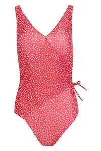 Sardinia Womens Wrap Ruched Swimsuit