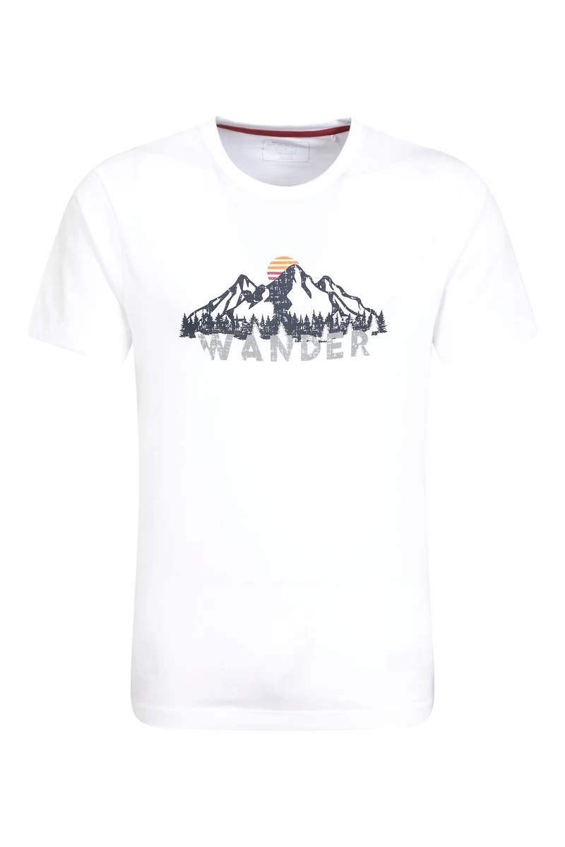 Wander Cotton Mens T-Shirt