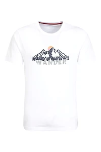 Wander Cotton Mens T-Shirt