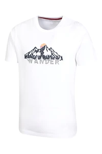 Wander Cotton Mens T-Shirt