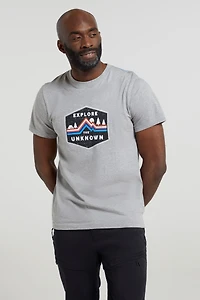 Explore The Unknown Mens Cotton T-Shirt