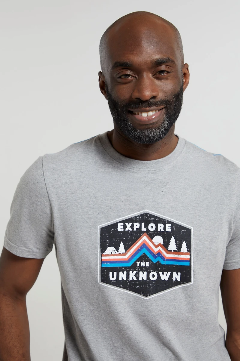 Explore The Unknown Mens Cotton T-Shirt