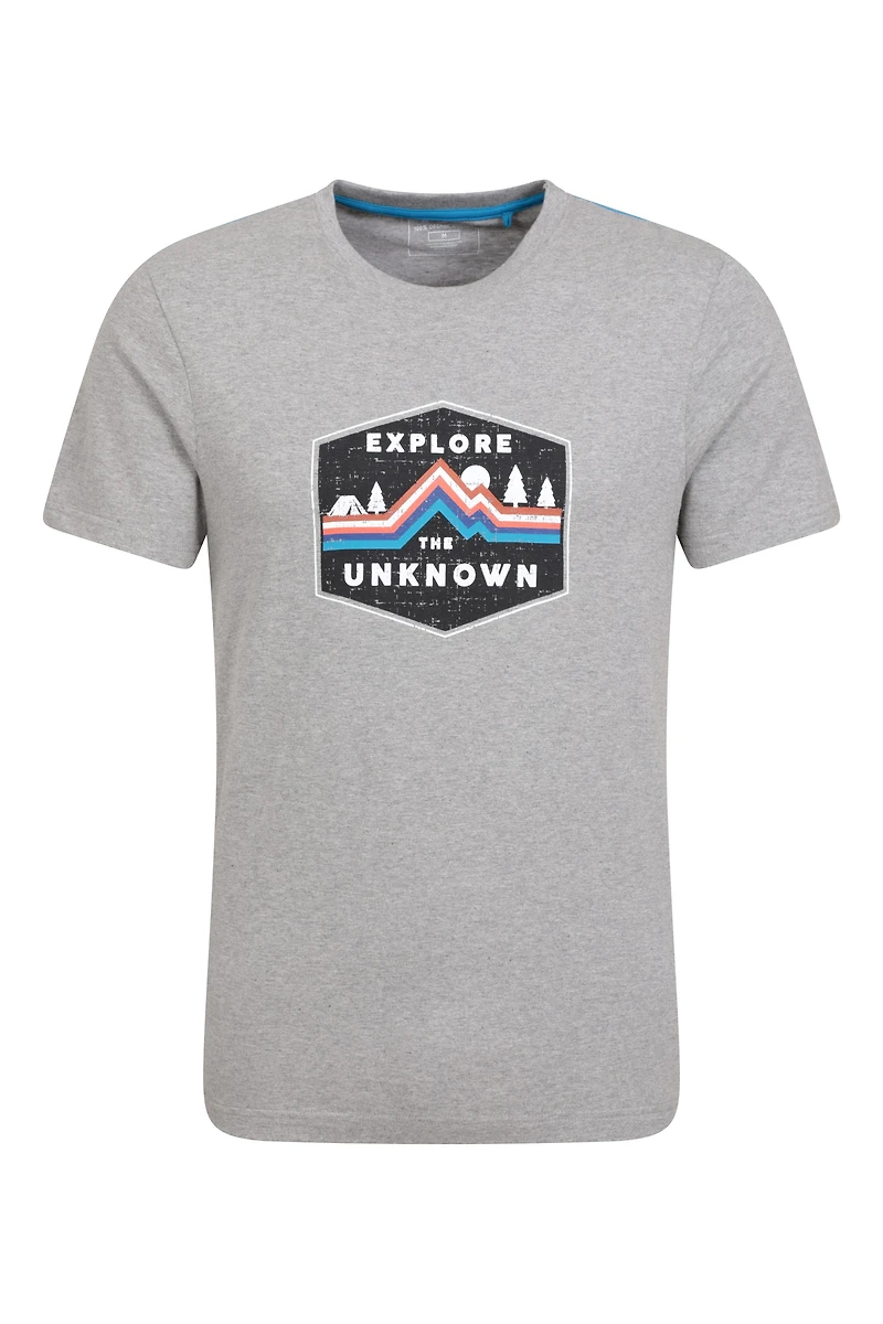 Explore The Unknown Mens Cotton T-Shirt