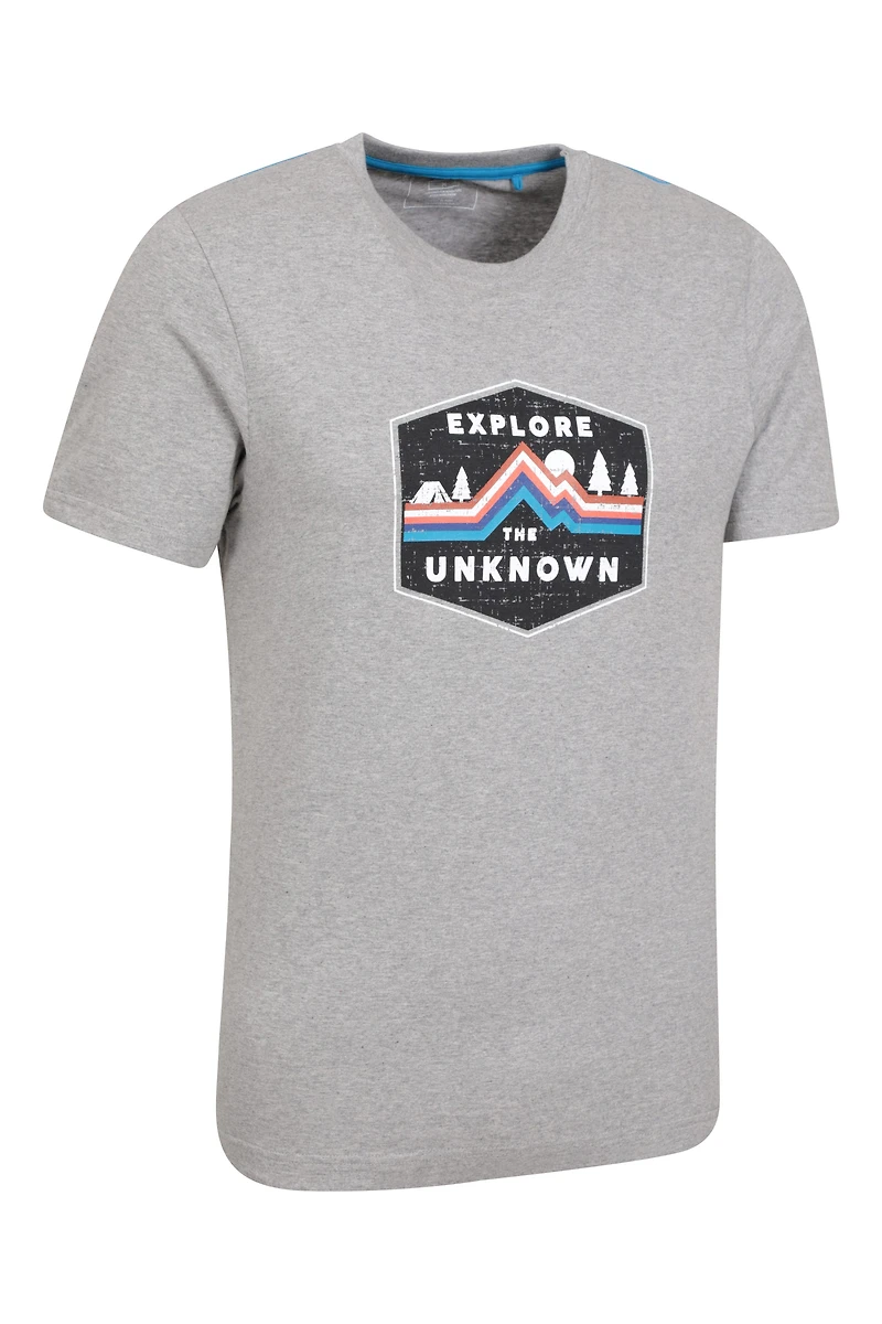 Explore The Unknown Mens Cotton T-Shirt